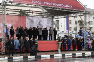 Начальник УТ МВД России по ЮФО принял участие в параде Победы в городе Новороссийске