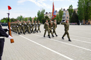 Парадный расчет сотрудников УФСИН России по Республике Дагестан принял участие в Параде Победы