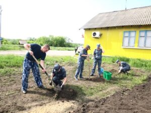 Во всероссийской акции «Зеленая Россия» приняли участие сотрудники ИК-4 УФСИН России по Белгородской области