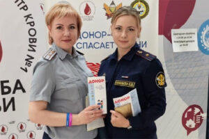 Сотрудники уголовно-исполнительной системы Красноярского края приняли участие в добровольческой акции по сбору крови «Донорский вектор спасения»