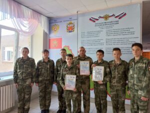 Оренбургские кадеты-росгвардейцы награждены за участие в патриотическом конкурсе