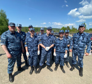 Сотрудники ГУФСИН России по Кемеровской области – Кузбассу приняли участие в экологическом субботнике «Зеленая Весна»