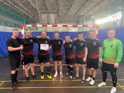 Команда ОМОН «Титан» (г.Череповец) Росгвардии стала победителем городских соревнований по мини-футболу