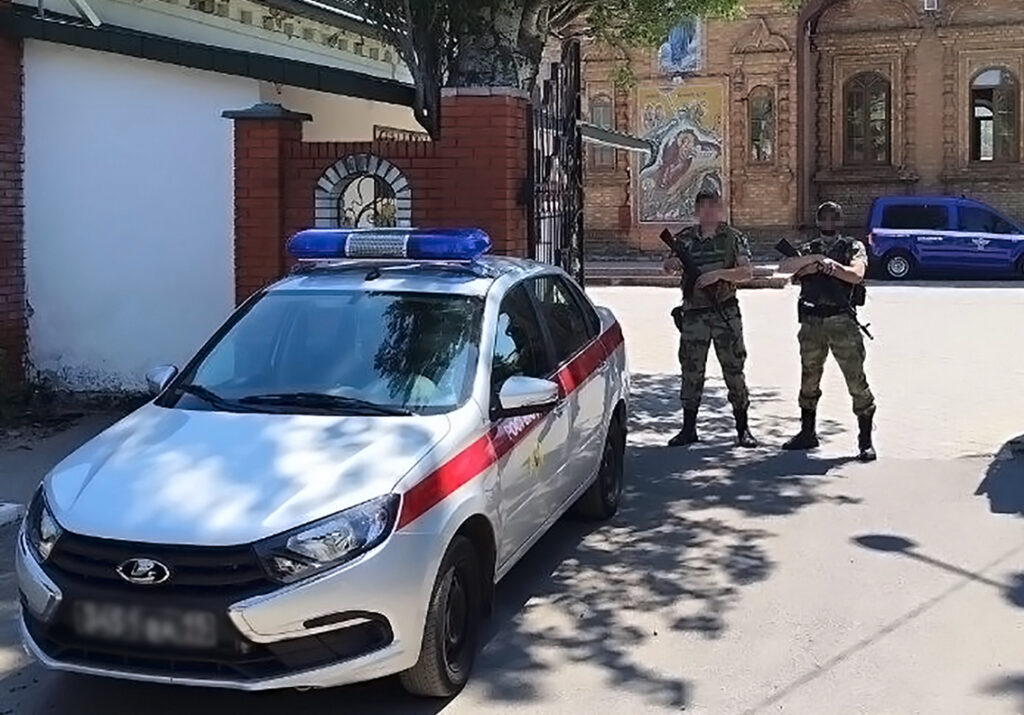 При участии Росгвардии обеспечена безопасность пребывания в Запорожской области православной реликвии