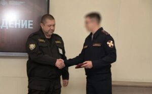 Ведомственной награды Росгвардии удостоен охранник вуза в Запорожской области